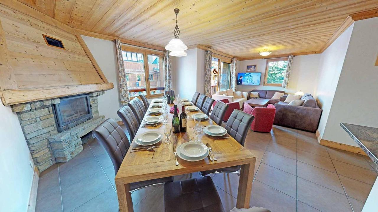 Charming Chalet With View On Mont Blanc Peisey Nancroix Bagian luar foto